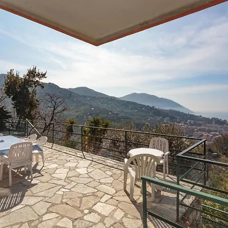 Zweifamilienvilla Mit Aufstellpool Und Meerblick 펜션